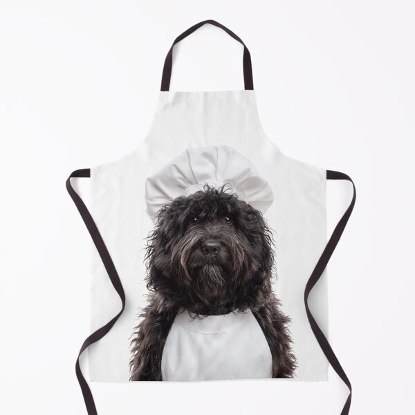 Item preview, Puli Chef Dog Funny Cooking Apron Hat Cute Pet Portrait designed and sold by LazyOwlStore.