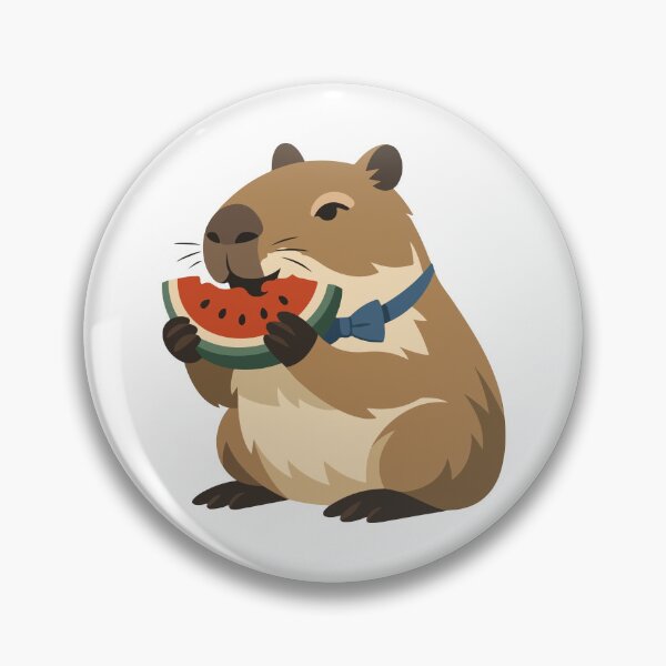 Item preview, Capybara Watermelon Funny Gift for Animal Lovers, Kids & Humor Fans designed and sold by stylishdzign.