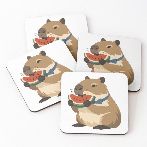 Item preview, Capybara Watermelon Funny Gift for Animal Lovers, Kids & Humor Fans designed and sold by stylishdzign.
