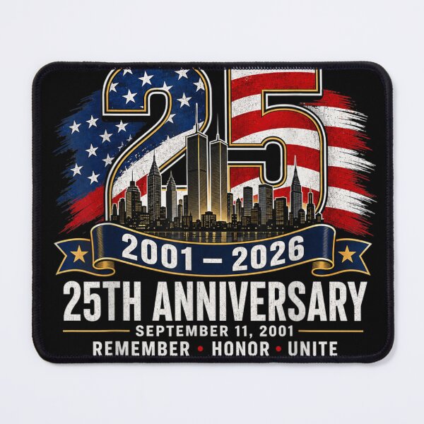 Item preview, 25th Anniversary September 11 2001 Memorial Day USA Flag designed and sold by Crookedorbit.