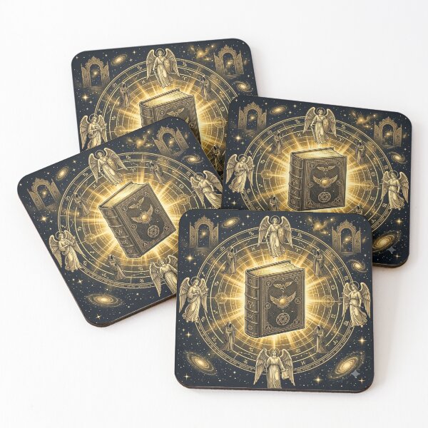 Item preview, Celestial Ancient Book with Angels – Mystical Cosmic Sacred Geometry designed and sold by lavanya11.