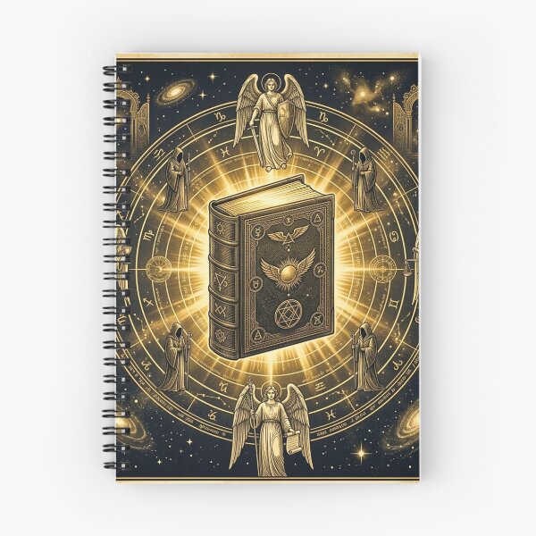 Item preview, Celestial Ancient Book with Angels – Mystical Cosmic Sacred Geometry designed and sold by lavanya11.