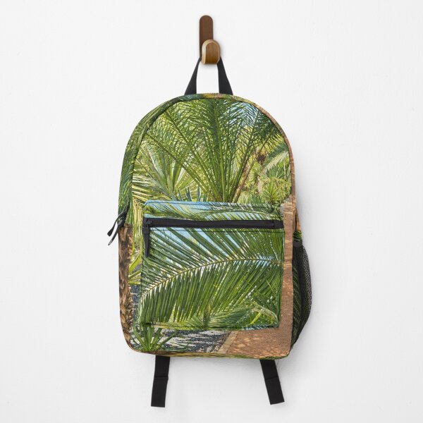 Item preview, Tropical Palm Garden Path – Botanical Paradise Illustration designed and sold by wiwiart.
