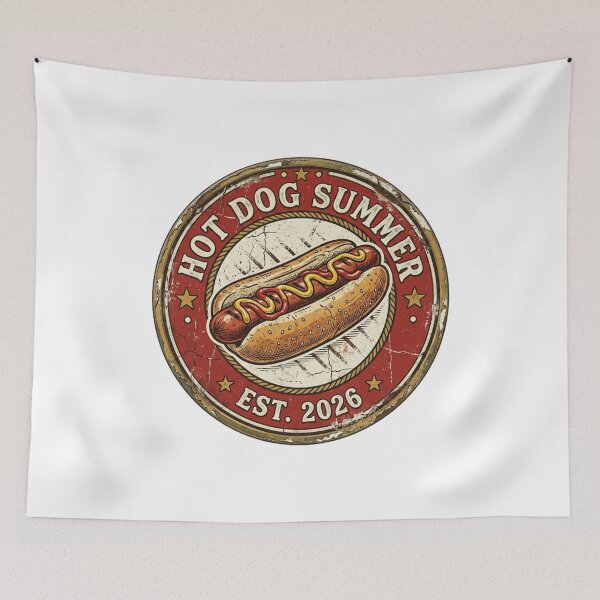 Item preview, Hot Dog Summer designed and sold by VYRON STUDIO.