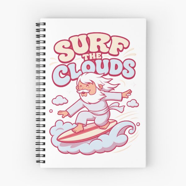 Item preview, Surf the Clouds Funny Kawaii Sky Surfer designed and sold by RiderSpoon.