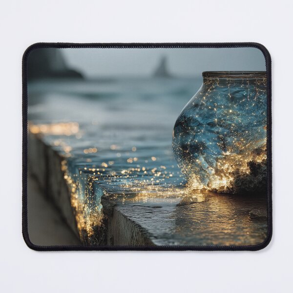 Item preview, Ocean in a Jar – Glowing Surreal Seascape designed and sold by GSizzle1.