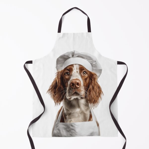 Item preview, Irish Red and White Setter Chef Dog Funny Cooking Apron Hat designed and sold by LazyOwlStore.