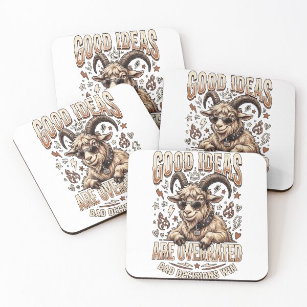 Item preview, Rebel Goat – Bad Decisions Win designed and sold by abdlhakim taoufik.