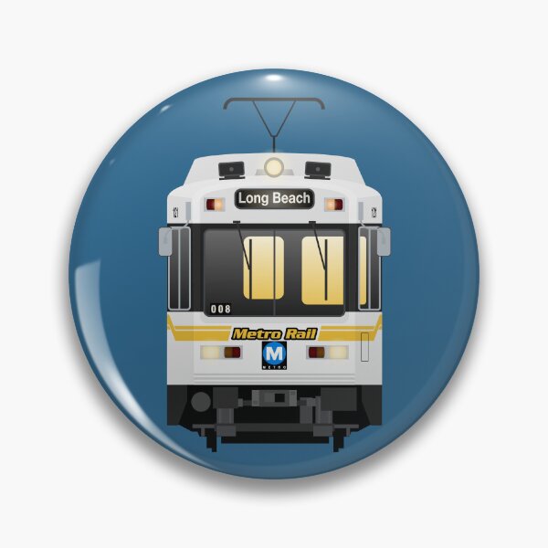 Item preview, Los Angeles Metro Rail Nippon Sharyo P865/P2020 Train (Older Yellow Jacket, Blue) designed and sold by LeonTransit.