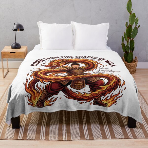 Item preview, Fire Dragon Warrior Eastern Martial Arts Elemental Fantasy designed and sold by LunaMarkos.