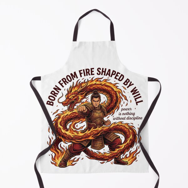 Item preview, Fire Dragon Warrior Eastern Martial Arts Elemental Fantasy designed and sold by LunaMarkos.