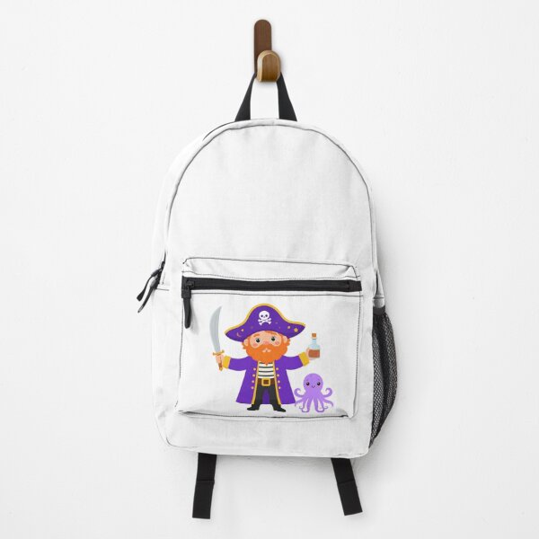 Item preview, Cute Pirate Captain with Sword and Octopus designed and sold by BetweenForms.