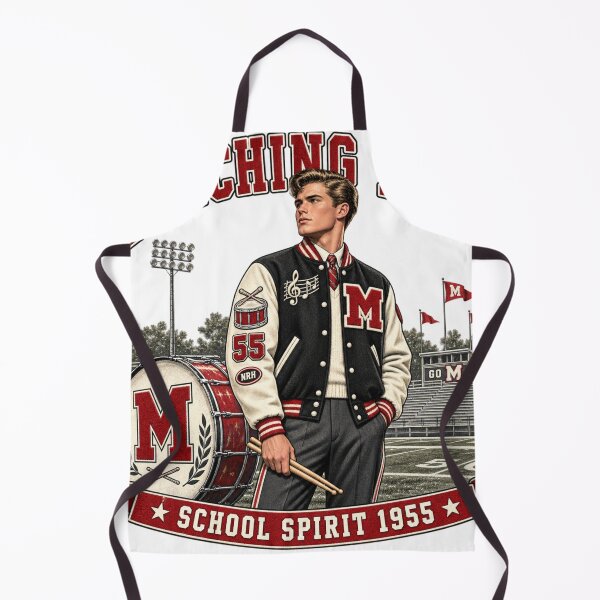 Item preview, Vintage 1955 Marching Band School Spirit designed and sold by Normandy Road Heritage™ - Vintage Garage Art.