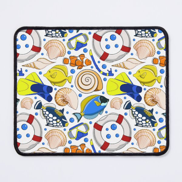 Item preview, Illustration with sea animals and objects designed and sold by RizikCat.