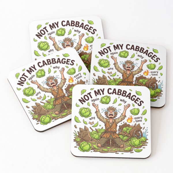 Item preview, Not My Cabbages Merchant Funny Eastern Comedy Humor designed and sold by LunaMarkos.