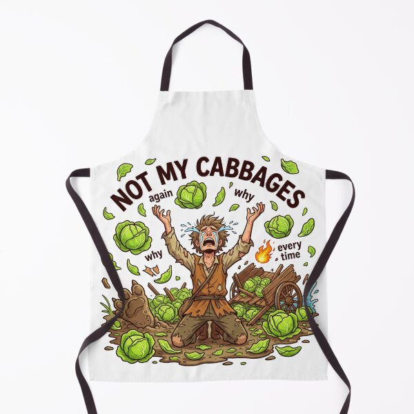Item preview, Not My Cabbages Merchant Funny Eastern Comedy Humor designed and sold by LunaMarkos.