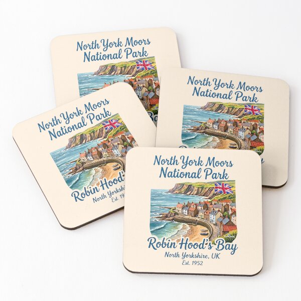 Item preview, Robin Hoods Bay Travel Poster designed and sold by EvergreenPark - Tee Studio.