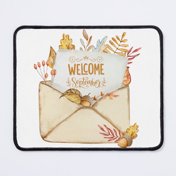 Item preview, Welcome September Autumn Leaves Vintage Envelope Fall Aesthetic designed and sold by BigDigital.