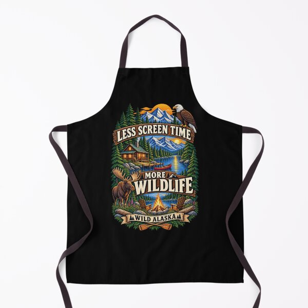 Item preview, Less Screen Time More Wildlife Alaska Wilderness designed and sold by MagicSD Designs.