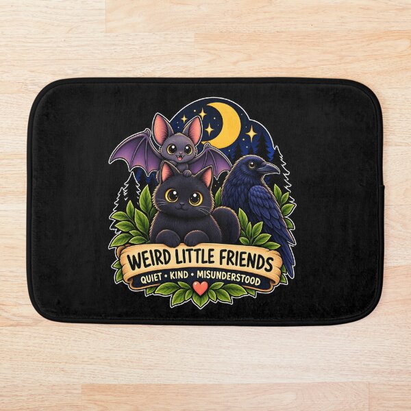 Item preview, Love The Misunderstood Bat Raven Cat Snake Spider Moth Frog designed and sold by DarkRelicStudio.