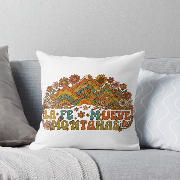Item preview, La Fe Mueve Montañas Estilo Retro Groovy designed and sold by MantoSagrado.