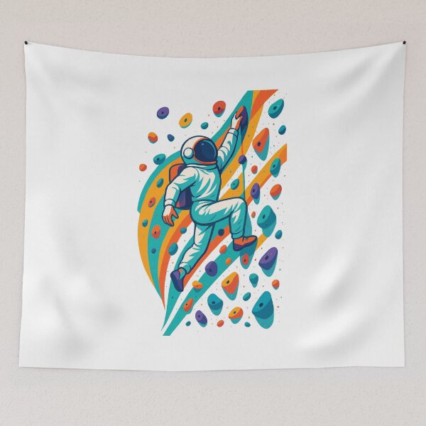 Item preview, Astronaut bouldering – climbing in space designed and sold by Pineapple-Tree.
