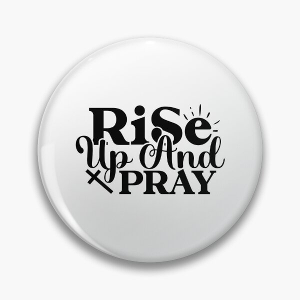 Item preview, Rise Up and Pray - Christian Bible Verse Typography designed and sold by interdesigner.