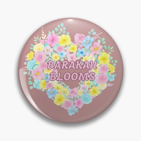 Item preview, Barakah Blooms – Pastel Floral Heart with Islamic Inspiration designed and sold by D-Islamic.