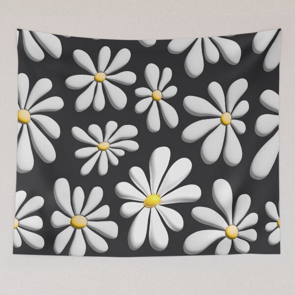 Item preview, Floral Daisy Abstract Pattern designed and sold by IrynaAlex.