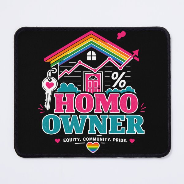 Item preview, LGBTQ Homeowner Equity Community Pride Real Estate designed and sold by BearLoveDesign.