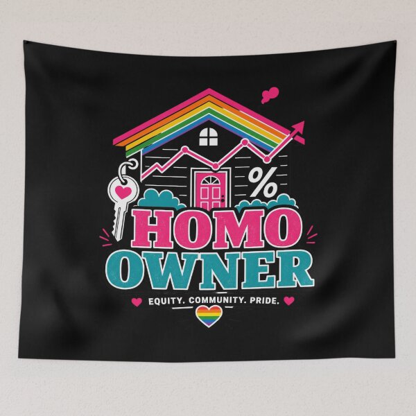 Item preview, LGBTQ Homeowner Equity Community Pride Real Estate designed and sold by BearLoveDesign.