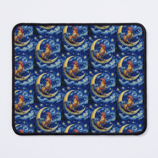 Item preview, Funny Rooster Starry Night Painting Cute Moon Stars Boys Girls Kids designed and sold by FurryHavenPH.