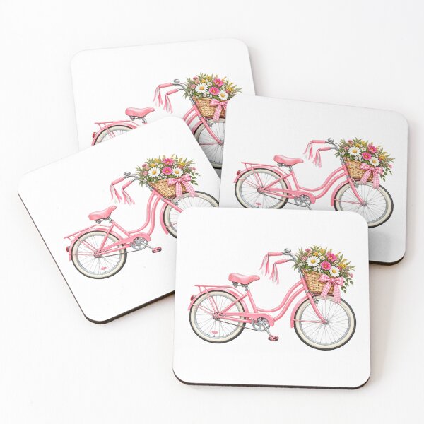 Artikelvorschau, Rosa Fahrrad entworfen und verkauft von ArtPixs.