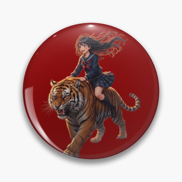 Item preview, Unstoppable Companion: Schoolgirl & Tiger designed and sold by BLUESKY11a.