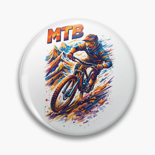 Item preview, MTB Downhill Mountain biker Abstract saying designed and sold by Pineapple-Tree.