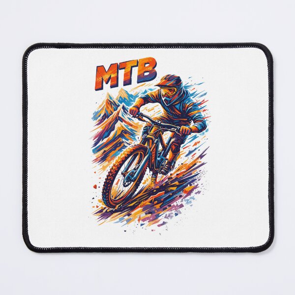 Item preview, MTB Downhill Mountain biker Abstract saying designed and sold by Pineapple-Tree.