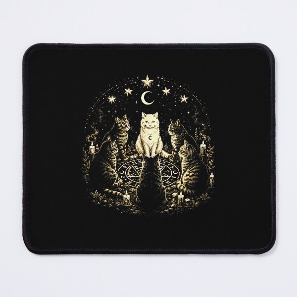 Item preview, Vintage Retro Funny Cat Ritual Support Your Local Coven designed and sold by Rahamkshop.