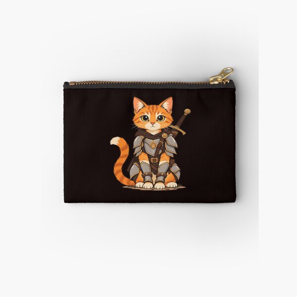 Item preview, Fantasy Cat Adventurer with Sword and Armor designed and sold by Valieri.