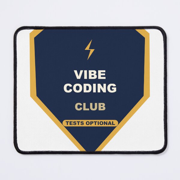 Item preview, Vibe Coding Club Tests Optional Sticker designed and sold by Power Designs.