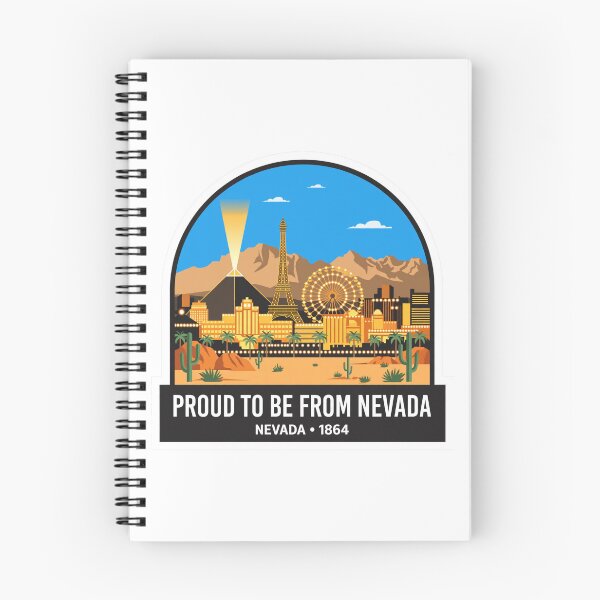 Item preview,  Proud To Be From Nevada Las Vegas Desert Mountains Vintage Badge designed and sold by Tininai.