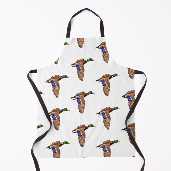 Item preview, Mallard drake flying illustration designed and sold by TheWaterBirds.