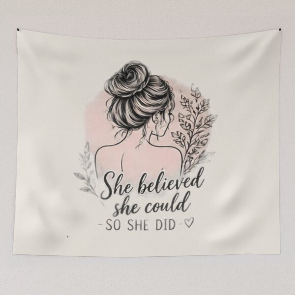 Item preview, She Believed She Could So She Did designed and sold by FABIOLA1970.