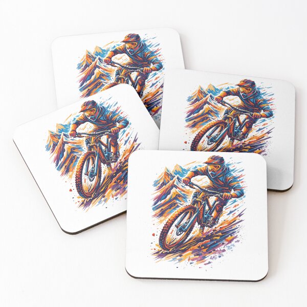 Item preview, Cool MTB downhill biker – abstract & fast designed and sold by Pineapple-Tree.