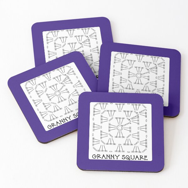 Item preview, Granny Square Crochet Symbols Chart / Crocheting Hieroglyphics designed and sold by MMc Buck.