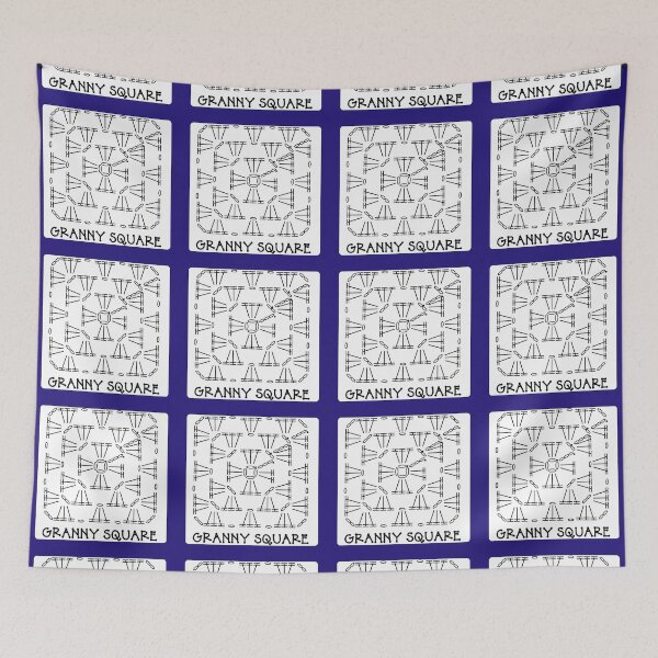 Item preview, Granny Square Crochet Symbols Chart / Crocheting Hieroglyphics designed and sold by MMc Buck.