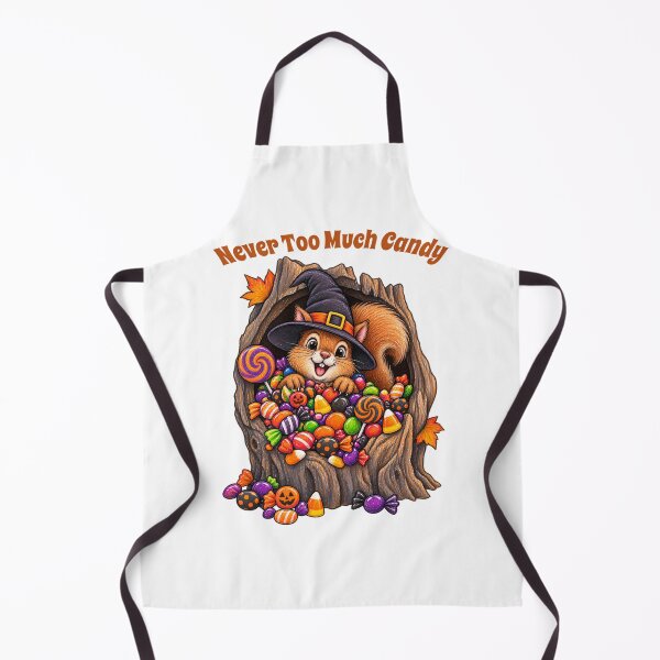 Item preview, Never Too Much Candy – Funny Squirrel Halloween Design designed and sold by Buli89.
