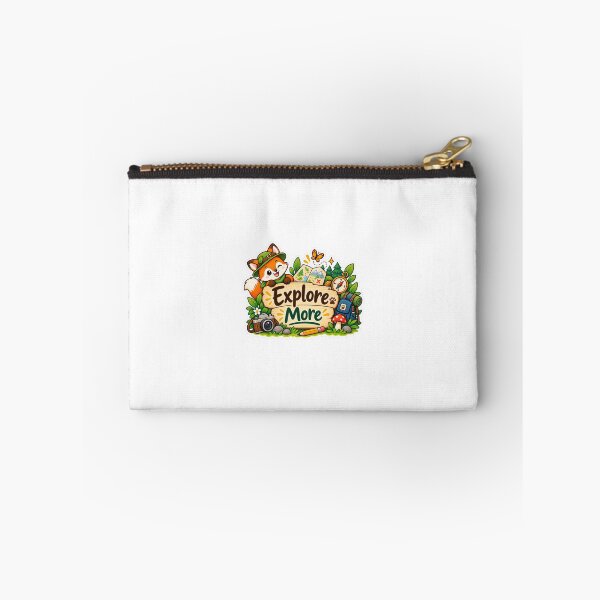 Item preview, Explore More Cute Fox Adventure Sticker designed and sold by MohamedAbozaid1.