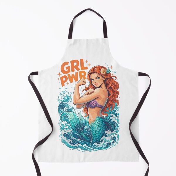 Item preview, GRL PWR Mermaid: Strong mermaid with muscles designed and sold by Pineapple-Tree.