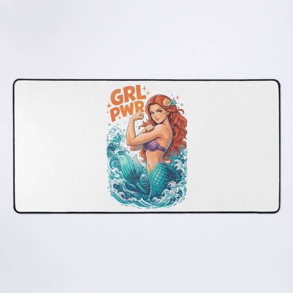 Item preview, GRL PWR Mermaid: Strong mermaid with muscles designed and sold by Pineapple-Tree.