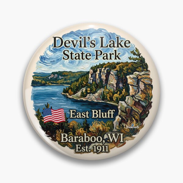 Item preview, Devil's Lake State Park Art designed and sold by EvergreenPark - Tee Studio.